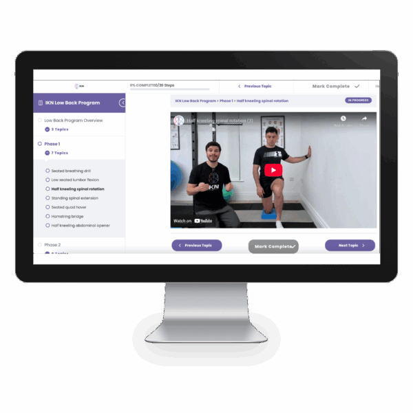 IKN Low Back Program