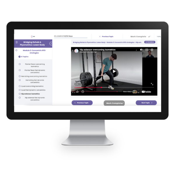 Bridging Rehab & Plyometrics: Lower Body