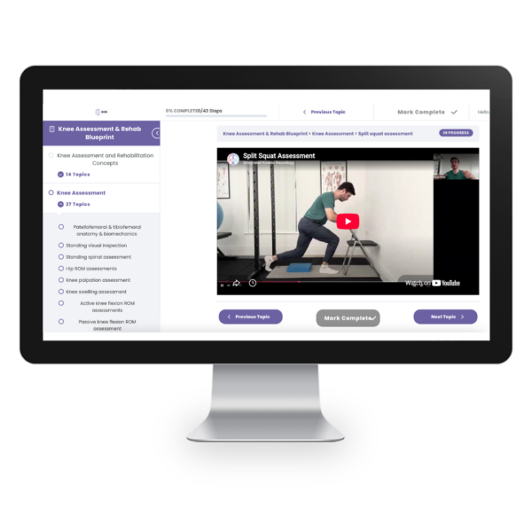 Knee Assessment & Rehabilitation Blueprint