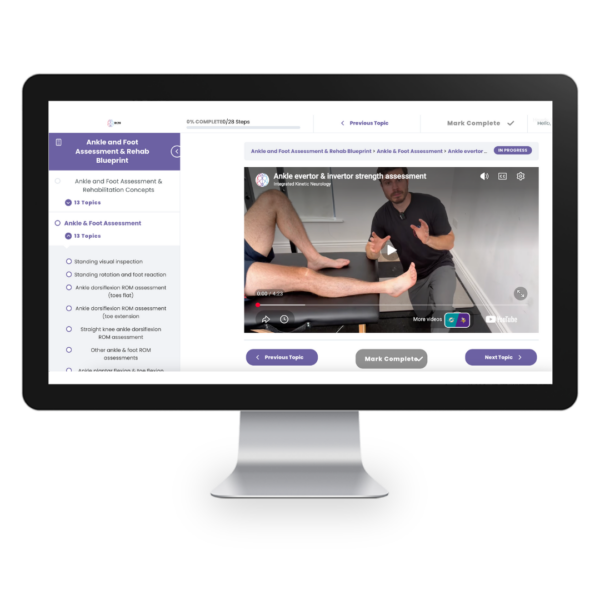Ankle and Foot Assessment & Rehabilitation Blueprint