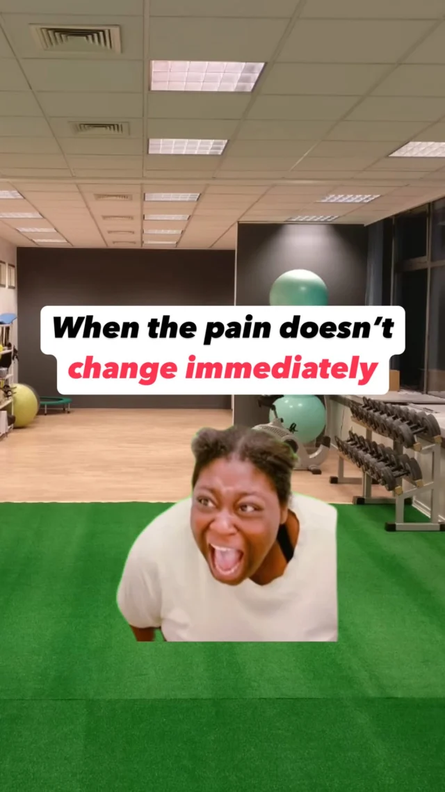 I used to chase quick pain changes every session, and when the pain didn’t drop after an intervention - i’d feel like a failure

Thankfully, I realised very early on that this wasn’t a sustainable way to practice as a physio 

Of course, short-term changes happen & can be useful, but we shouldn’t make it the main focus 

Our value as movement practitioners isn’t in how quickly we can make pain disappear

It’s in how well we can guide someone through the messy, nonlinear process of change 

Zoom out. Slow down. Play the long game. 

If you want to learn our process, be sure to check out our next online Level 1 cohort that goes on sale next week 🧠