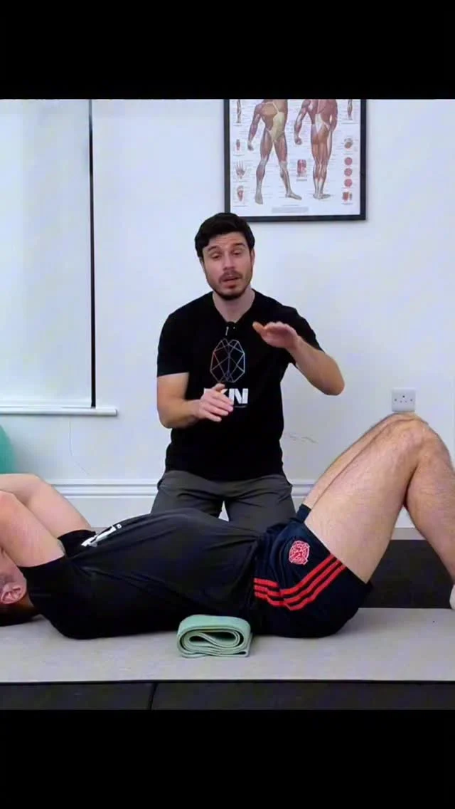 Want to experience more load through your abdominals in a supine position? 

Set up a soft pivot point under the lumbar spine (we like a thick yoga mat) and then squash the spine into the mat as you posteriorly tilt your pelvis 

You’ll feel your abdominals engage as soon as your pelvis leaves the ground…which you won’t get if you’re just using the ground as that pivot point under the lumbar spine

Want to learn more ways to influence movement limitations around the lumbar spine? Don’t miss our brand new Low Back Program that drops this Black Friday 🔥💪

Along with our other programs & online courses to take your rehab approach to the next level!!