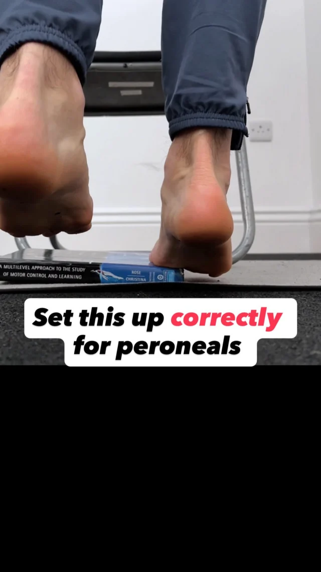 This is my go-to when loading the peroneals - watch the whole video to learn my 3 essential set up components to ensure you get the most out of it 🔑