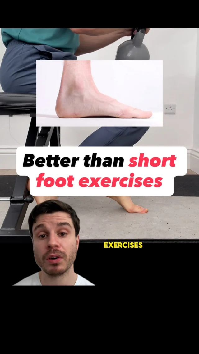 Comment “ankle” to receive a special discount on our foot & ankle program, where we cover our step by step targeted movement approach to restore pain-free movement 

This is one of THE BEST exercises to load the plantar foot muscles via the toes that you’ll find within our program

The main one being that it allows you to disadvantage the ankle plantar flexors to shift most of the demand onto the toe flexors (focus on big toe flexion here)

And this allows you to get a much longer duration contraction of the toe flexors 🔑🔑🔑

This exercise is 1 million times better than your classic foot doming / short foot and towel scrunching exercises 🦶

Get the foot & ankle program to learn more!