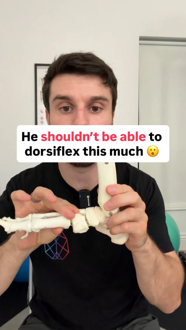 Some practitioners think that you can only fully dorsiflex your ankle if you have adequate foot pronation 

Not so fast..explain what you see in our previous post 👀 

The problem is you’re using a made up movement model that tells you certain things need to happen

Instead of simply appreciating WHAT IS happening

What is available?

What is unavailable?

Our job is to make what is unavailable, available