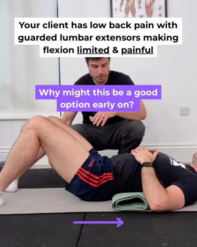 When & why might you use this with your low back pain client?

Swipe through to find out 

Check out our Hip and Low Back Assessment & Rehab Blueprint to learn our entire process 🚀🧠